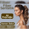 Sarmalı At Kuyruğu Sentetik Saç