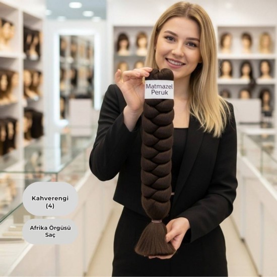 Ankara Afrika Örgüsü Saç Kahverengi 165 Gram Ankara Afrika Örgüsü Saç Kahverengi 165 Gram