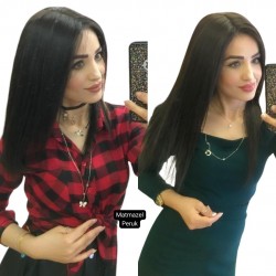 Kızılaydaki İpek Taban Peruk Mağazası Gerçek Saç Peruk Modelleri