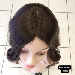 Yurt Dışı Gerçek Saç Peruk Tepe Kısmı Deri Görünümlü Bayan Peruk-6 Yurt Dışı Gerçek Saç Peruk Tepe Kısmı Deri Görünümlü Bayan Peruk-6