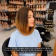 Koyu Kumral Karamel Ombre Kısa Küt Fiber Sentetik Peruk