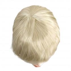 Ankara Kızılay En Ucuz Fiber Sentetik Peruk Uzun Platin Renk