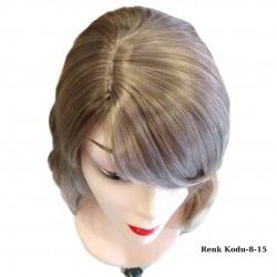 Ankara Kızılay Ucuz Fiber Sentetik Peruk Dalgalı Uzun Açık Küllü Kumral Hafif Ombre