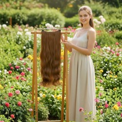  Ankara Fiber Sentetik Yarımay Postiş Tek Parça Kahverengi