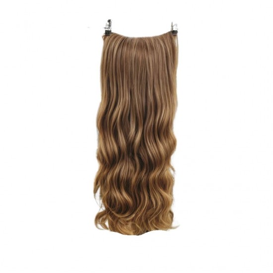 Ankara Fiber Sentetik Yarımay Postiş Tek Parça Kahverengi