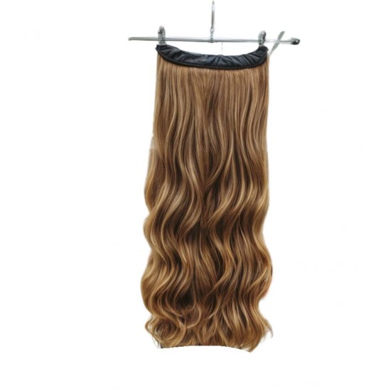 Ankara Fiber Sentetik Yarımay Postiş Tek Parça Kahverengi