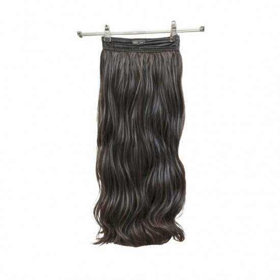 Ankara Fiber Sentetik Yarımay Postiş Tek Parça Mavi Siyah