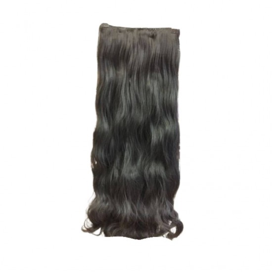 Ankara Fiber Sentetik Yarımay Postiş Tek Parça Mavi Siyah