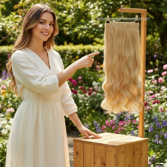 Ankara Fiber Sentetik Yarımay Postiş Tek Parça Dore Sarı