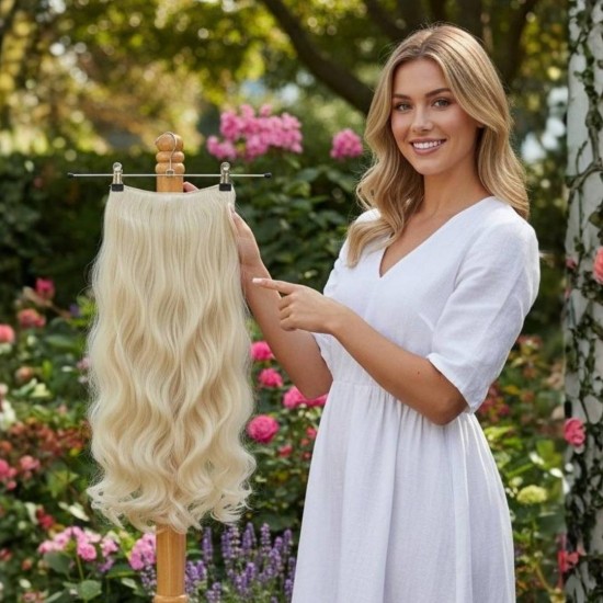 Ankara Fiber Sentetik Yarımay Postiş Tek Parça Platin