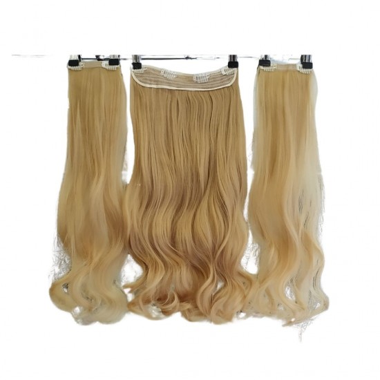 Ankara Fiber Sentetik Yarımay Postiş 3'lü Set Dore Sarı