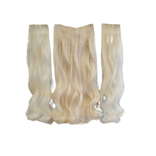 Ankara Fiber Sentetik Yarımay Postiş 3'lü Set Platin