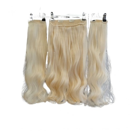 Ankara Fiber Sentetik Yarımay Postiş 3'lü Set Platin